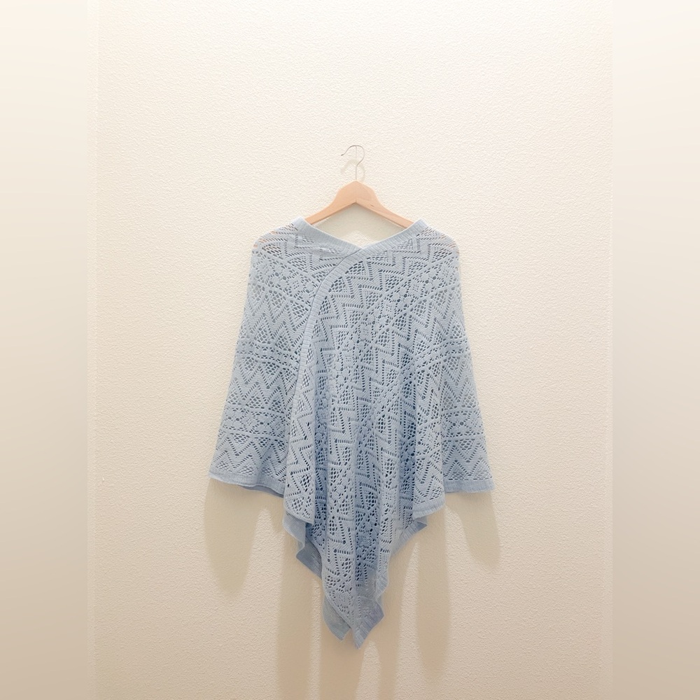 S-L Sky Blue Poncho